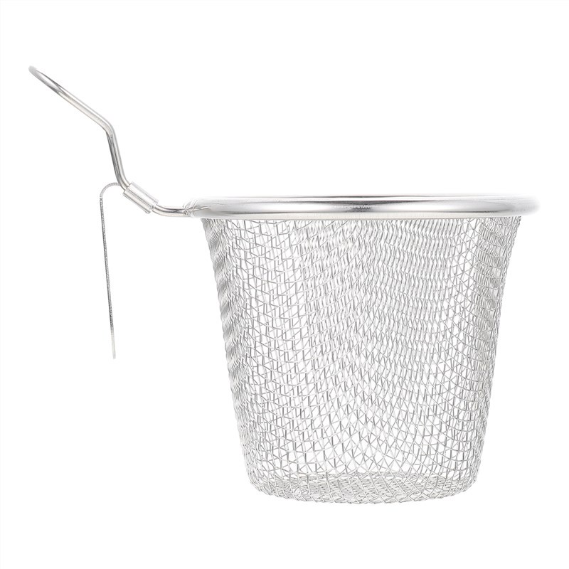 Strainer Basket Pasta Noodle Mesh Stainless Colander Ramen Steel ...