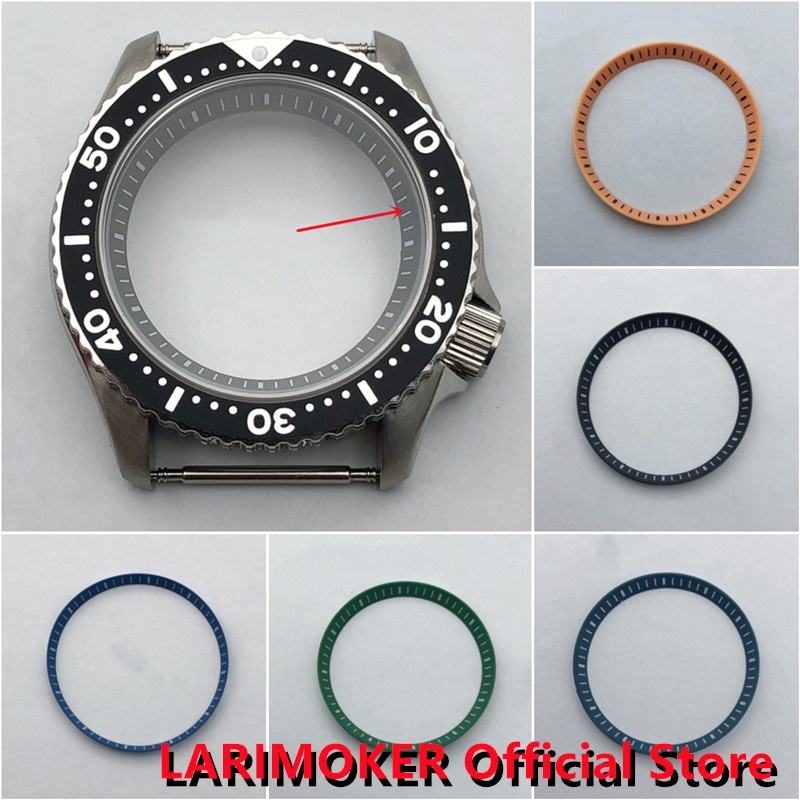 Watch Case Parts Chapter Ring Fit for SKX009 SKX007 Model NH35/NH36 Men