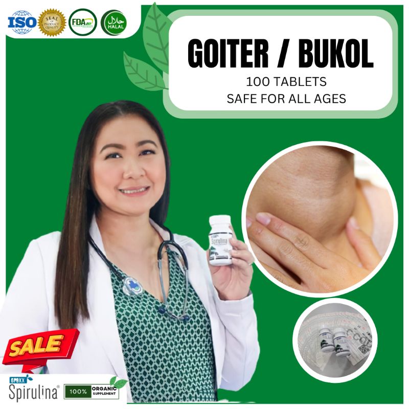 Gfoxx Spirulina 100tablets (GOITER) Shopee Philippines