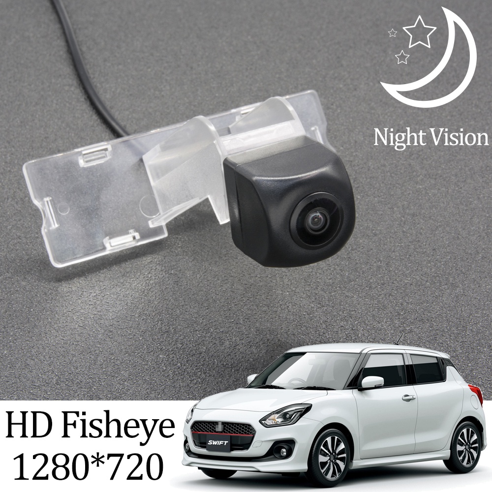 HD CCD 12V 1280*720 Fisheye Rear View Camera For Suzuki Swift 2017 2018 ...