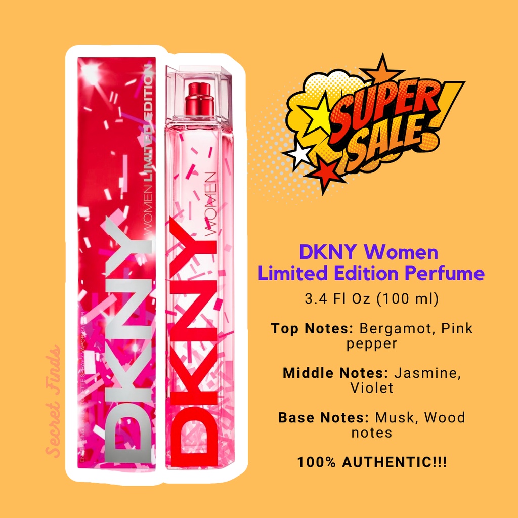 Authentic DKNY Women Limited Edition Perfume, Energizing EDT 100 ml