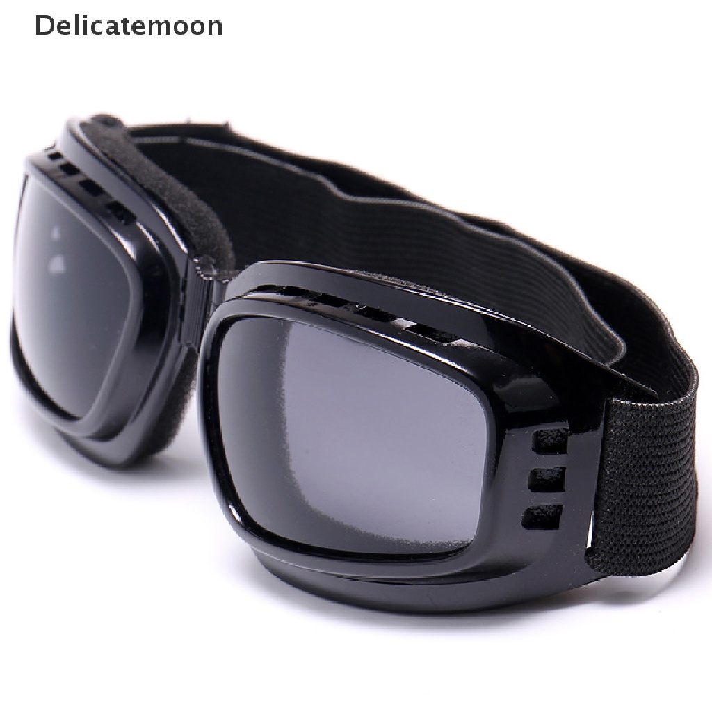 Delicatemoon Protection Goggles Tactical Clear Glasses Motorcycle Riding UV Protection Goggles