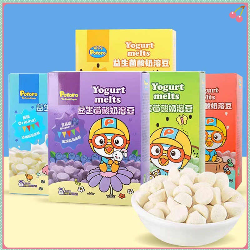 Pororo Korea Probiotics Yogurt Melts 7+months Shopee Philippines