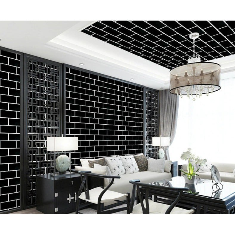 Aceking Wallpaper 2 Bricks Design Wallpapers Waterproof and Self ...