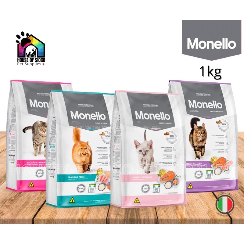 Monello Cat and Kitten Dry Food 1kg Shopee Philippines
