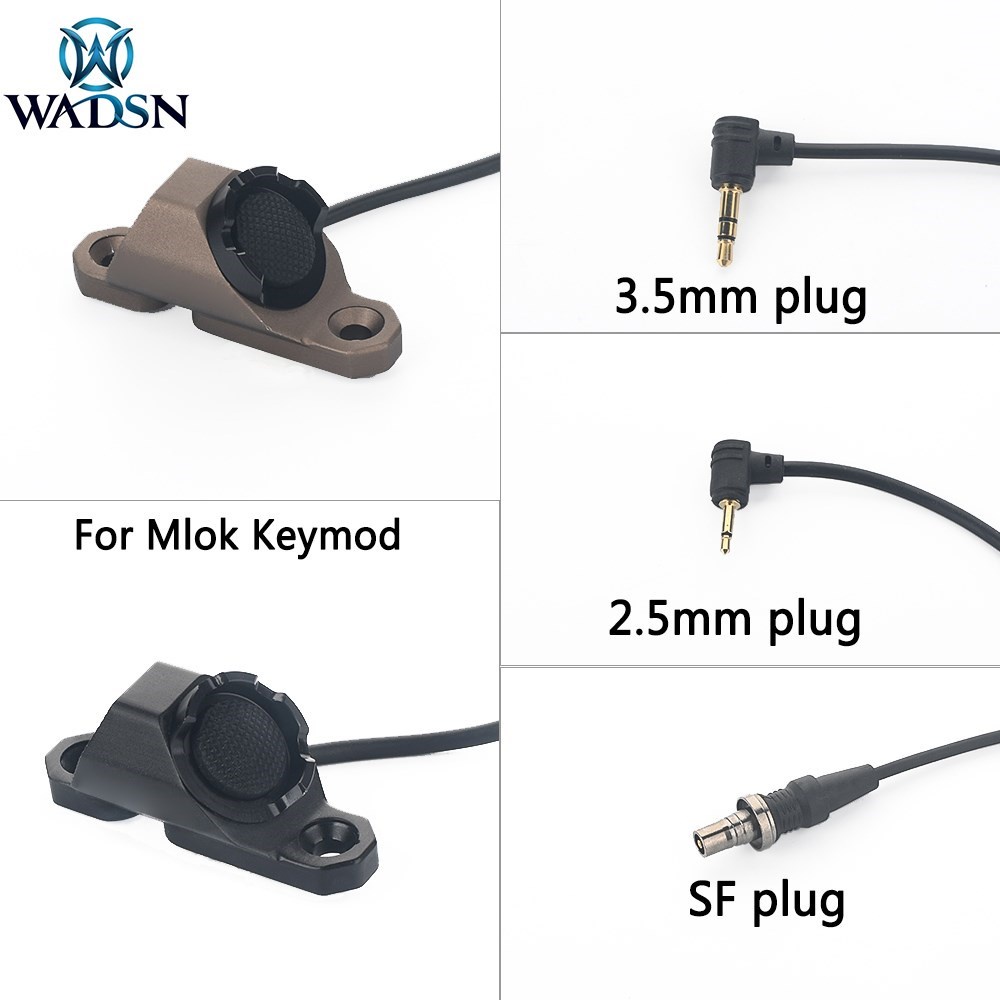WADSN Tactical Hot Button Pressure Remote Switch For DBALA2 PEQ15