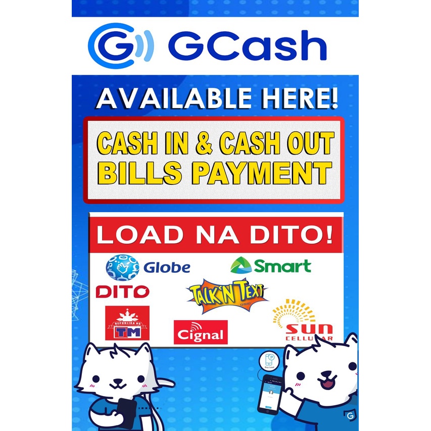 GCASH SIGNAGES TARPAULIN BANNER ROLL | Shopee Philippines