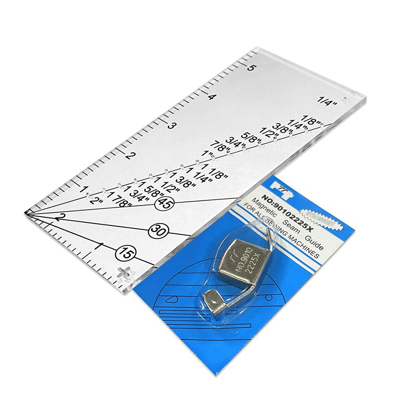 Seam Guide Ruler And Seam Guide For Sewing Machine Perforated Seam Gauge Perfect 1/8 To