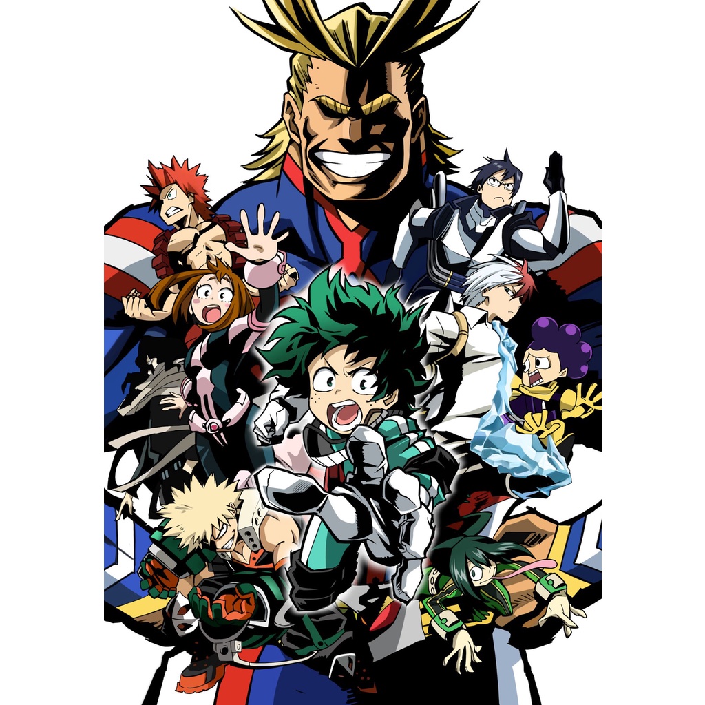 My Hero Academia Manga Anime Poster A4 Size | Shopee Philippines