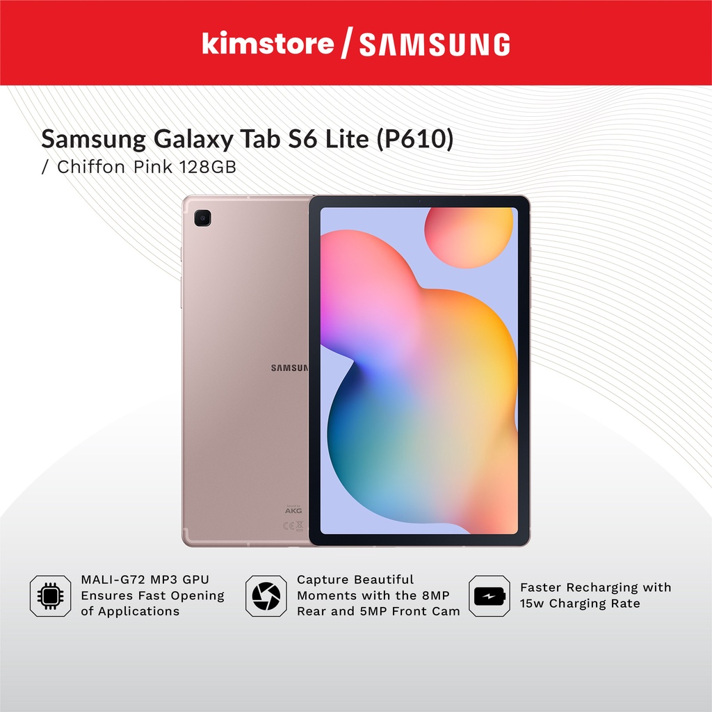 Samsung Galaxy Tab S6 Lite (P610) Wi-Fi 64GB/128GB | Shopee Philippines