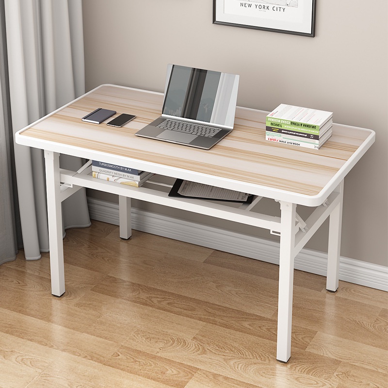 （120cm*40cm*75cm/120cm*60cm*75cm)computer desk study office foldable ...