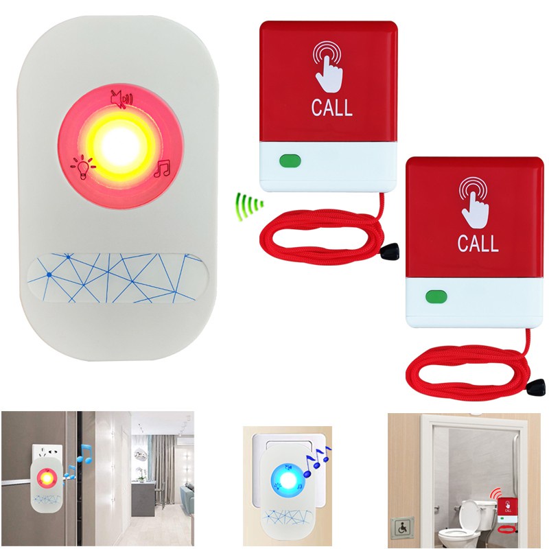 Wireless Caregiver Pager Nurse Calling Alert Patient Help System for