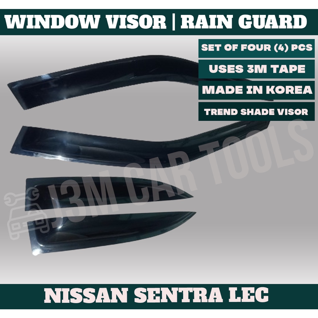 Nissan Sentra LEC Rain Visor | Shopee Philippines