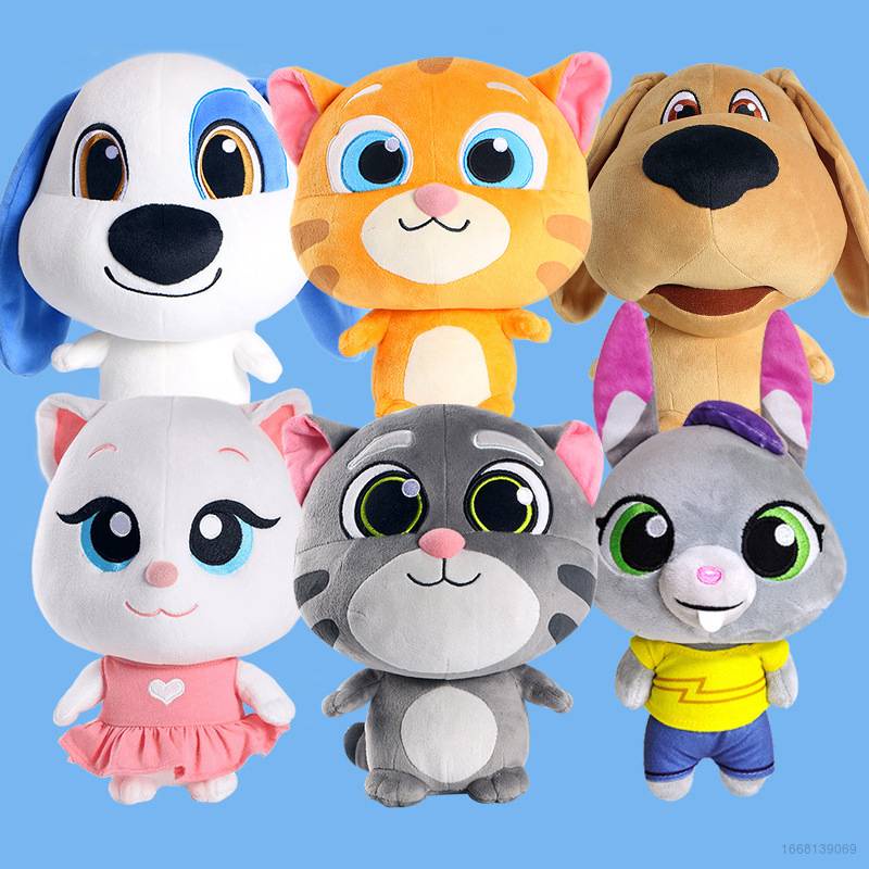 TOP Talking Tom And Friends Plush Toys Angela Ben Hank Ginger Stuffed ...