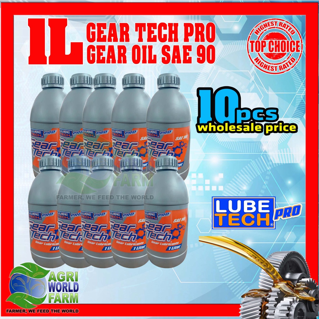 Gear Tech Oil Gear Oil SAE90 1 Liter 1L Sold by 10 pcs | Shopee Philippines