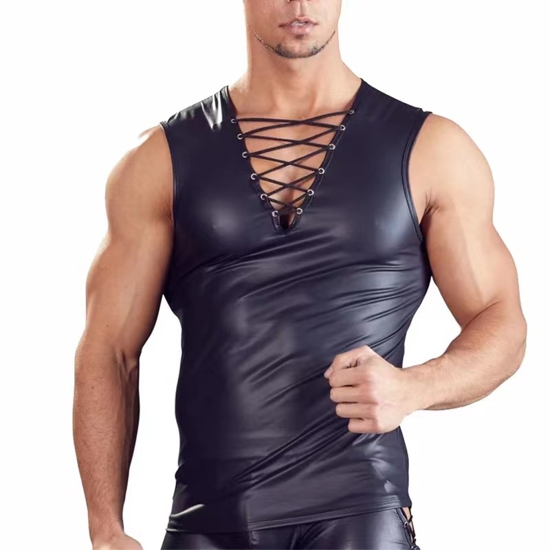 Thin on sale leather vest