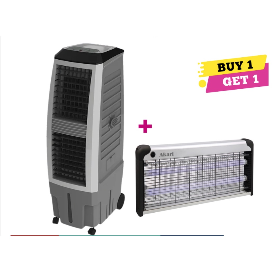 Akari Evaporative AC Air Cooler Fan (AFC3260A) + FREE Mosquito Zapper