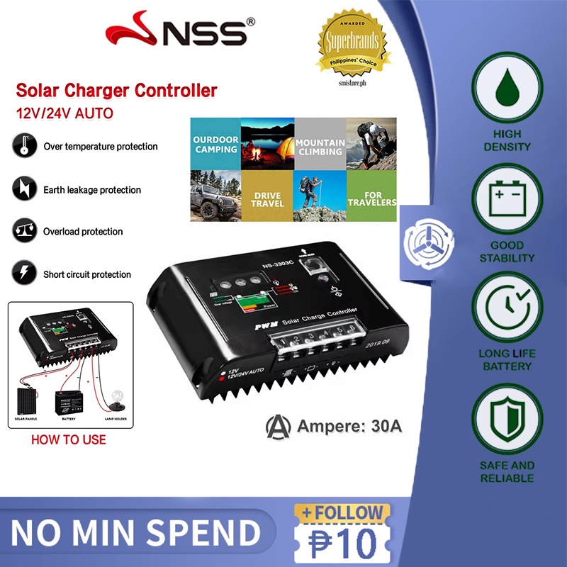 NSS Solar Power Inverter Controller Sample Energy Battery Charger ...