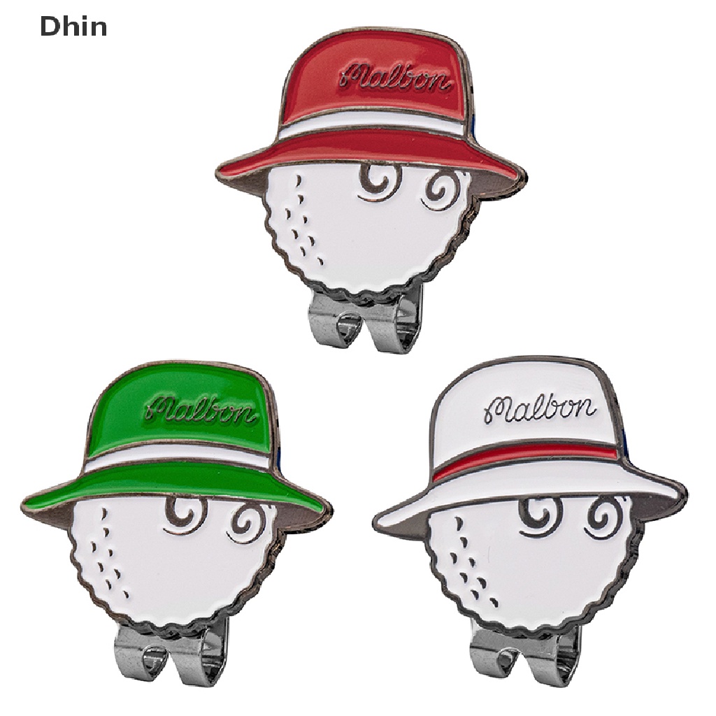 [Dhin] 1 Pcs Mark Ball Golf Hat Clip Golf Cap Clips with