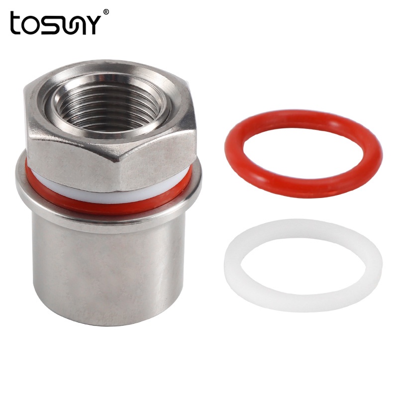 Weldless Bulkhead Fitting 1/2'' NPT Stainless Steel Kettle Bulkhead