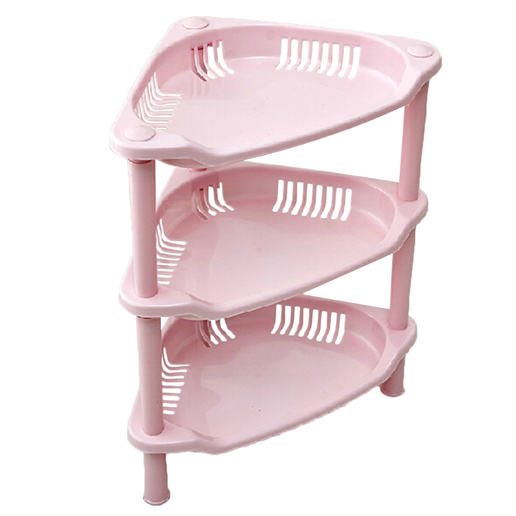 [READY STOCK] Kithcen Organizer Triangle Storage Rack Bathroom Shelf