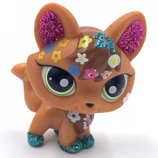 LPS CAT rare Littlest pet shop cute toys standing short hair cat original  kitten husky puppy dog fox animal old bobble head toys