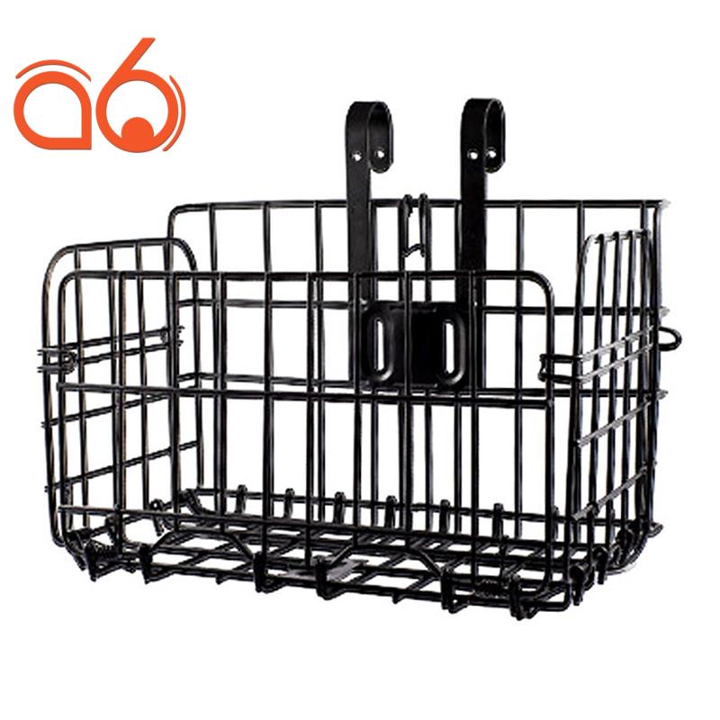 folding rear bike basket