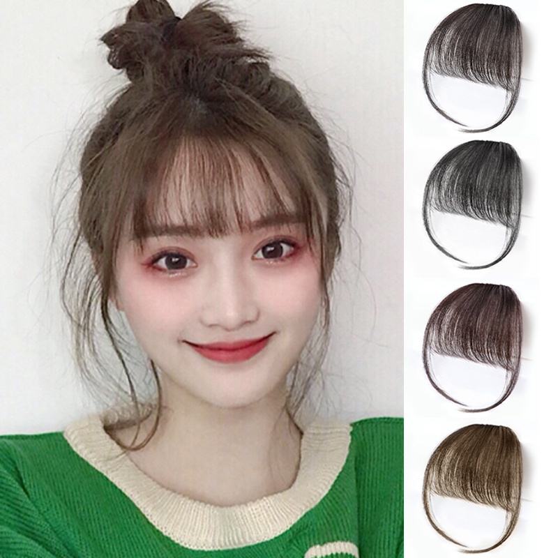 Natural Forehead Ins Hair Fake Fringes Air Bangs Wig Female Piece Real Comic Flush Bangs 9479