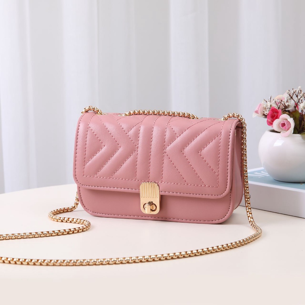 Joiea HH2350# Elegant Mini Quilted Sling Bag Shoulder Bag | Shopee ...