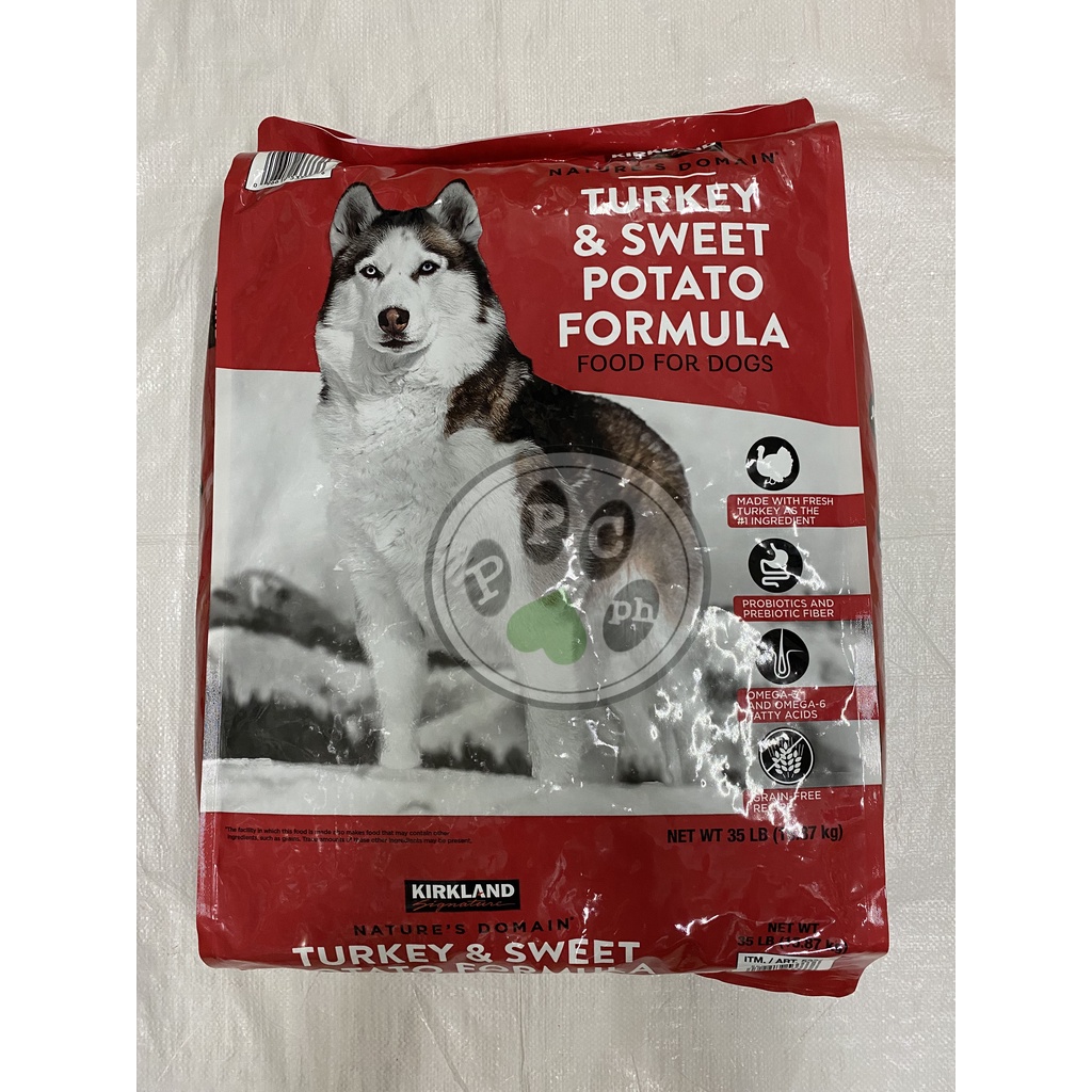 Kirkland Signature Nature's Domain Turkey Meal and Sweet Potato Dog