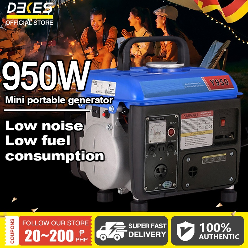 Portable Gasoline Generator 950W 60HZ Ultra Quiet High Quality Mini