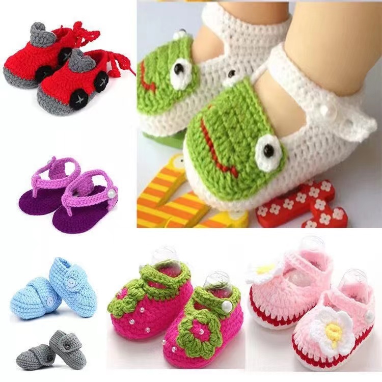 HandWoven Baby Wool Toddler Shoes Baby Shoes Newborn Handmade Knitted