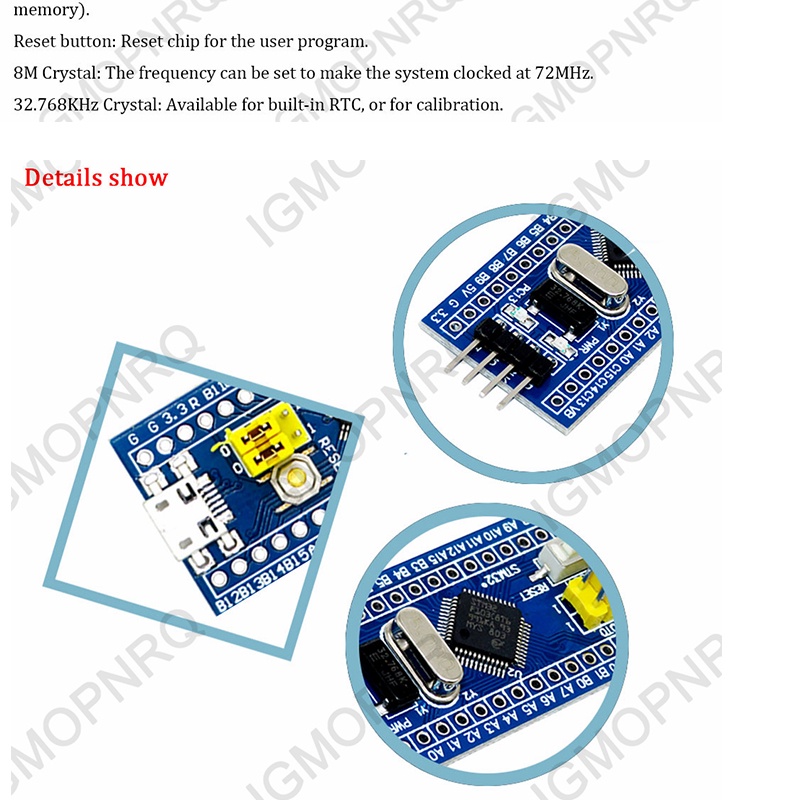 STM32F103C8T6 ARM STM32 Minimum System Development Board STM Module For ...