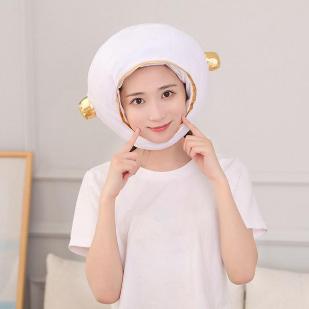 Plush Doll Headgear Eyecatching Soft Plush Hat Plush Washable Cute