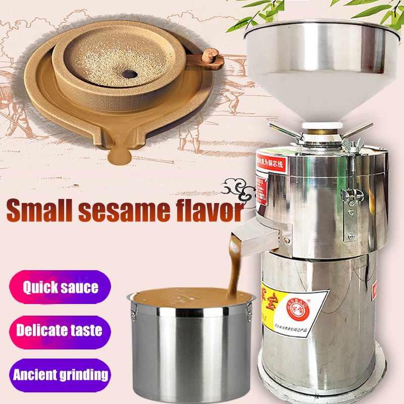 Sesame paste machine, commercial peanut butter machine , high power ...