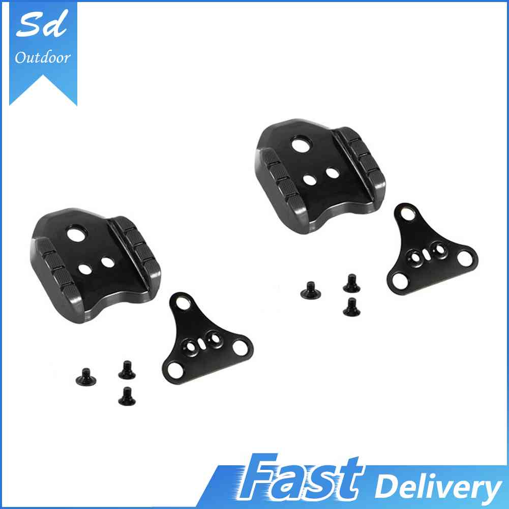 NEW Bicycle Pedal Clip Converter Platform Adapter Cycling Cleat Lock ...