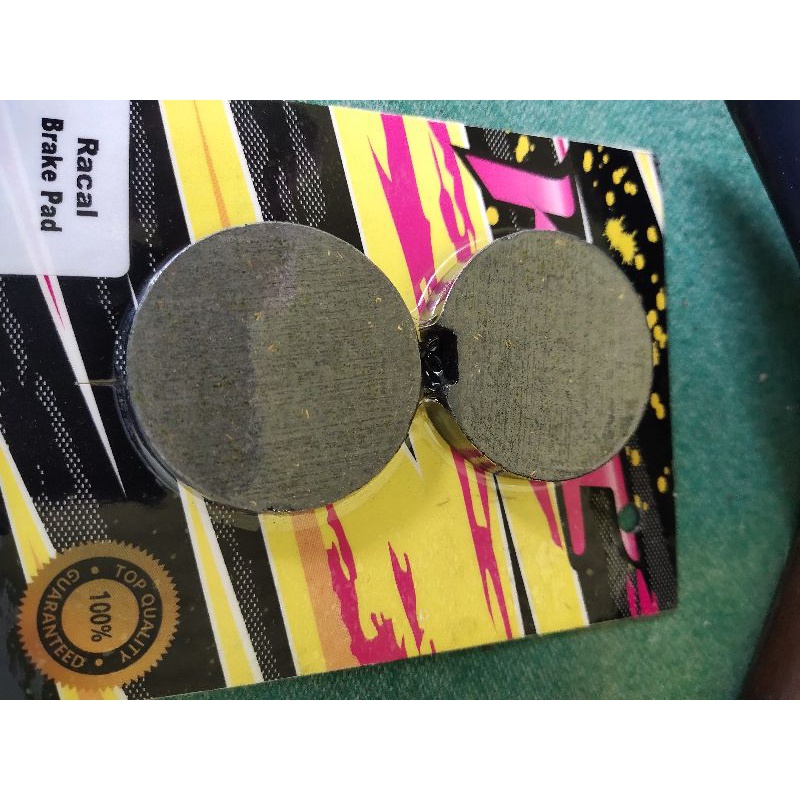 brake pad RACAL round type | Shopee Philippines