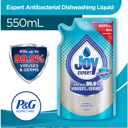 Joy Expert Antibacterial Dishwashing Liquid 550ml Refill (Dishwashing ...