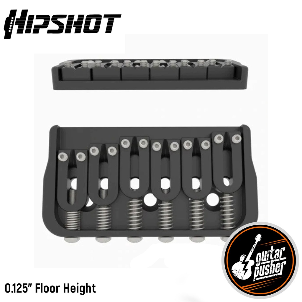 Hipshot 6 String Fixed Guitar Bridge Black Shopee Philippines
