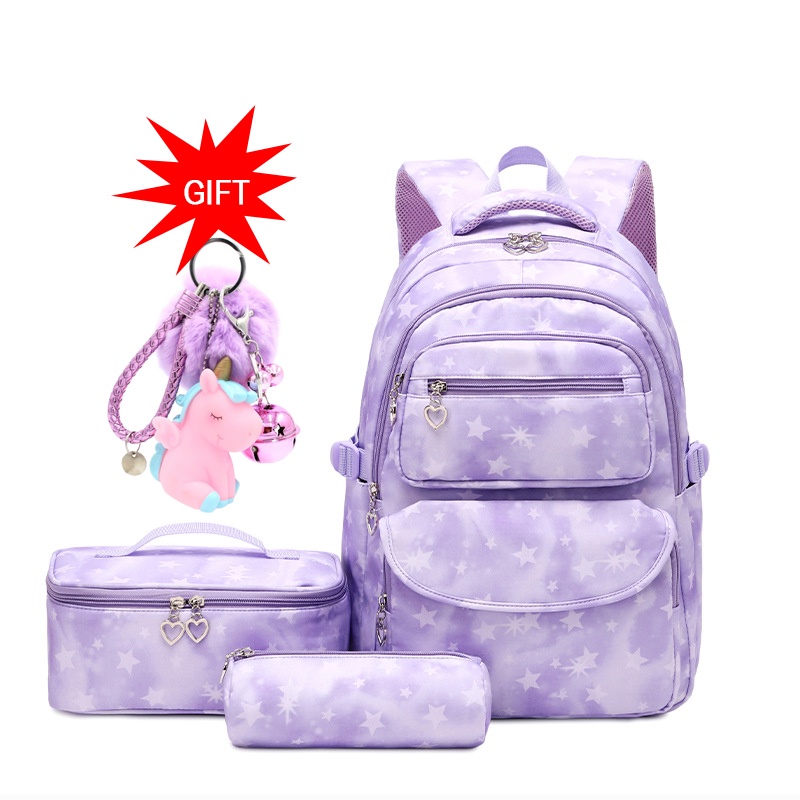 New Backpack For Kids Girls School Backpack With Lunch Box Teens Girls ...