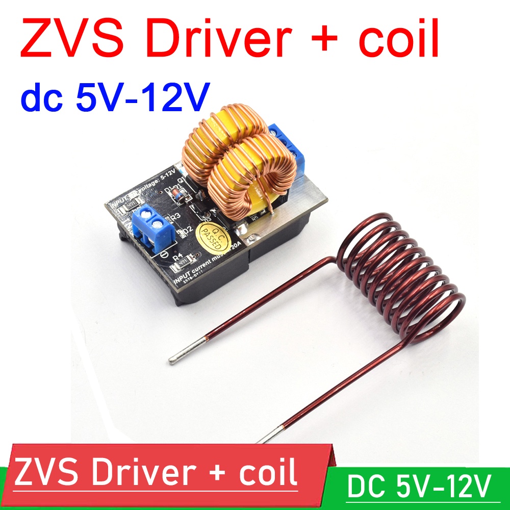 Dc 5v 12v 120w Mini Zvs Induction Heating Board Flyback Driver Heater Diy Cooker With Ignition 8471