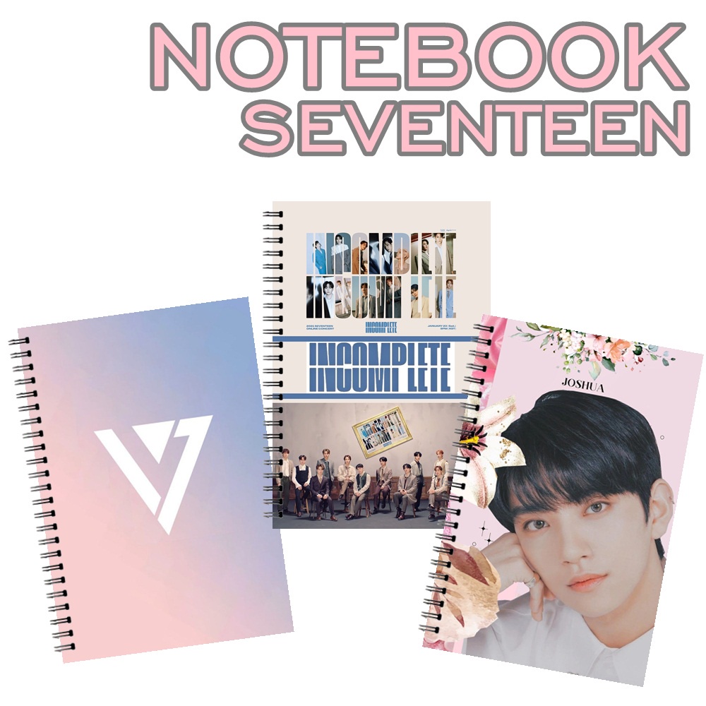 Seventeen Incomplete CUSTOM Kpop Spiral Notebook | Shopee Philippines