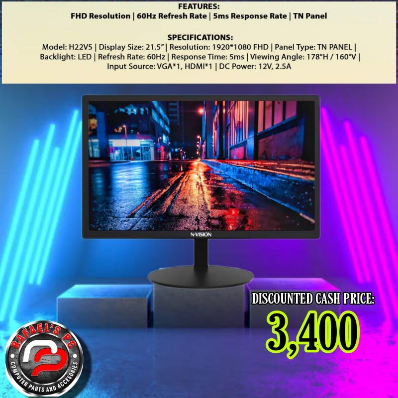 Nvision Monitor for Gaming & Work | Shopee Philippines