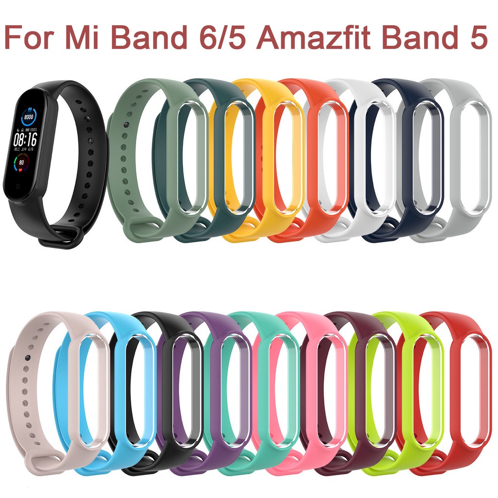 Xiaomi Mi Band 5 6 Silicone Band Strap for Miband 5 6 Xiaomi Mi Smart