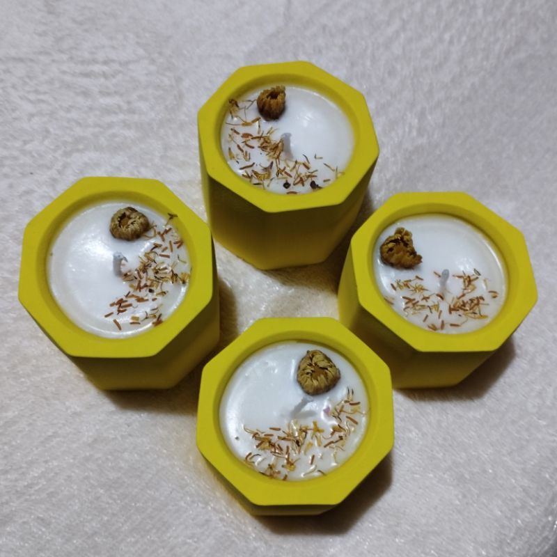 Vanilla Scented Candle(3pcs) Shopee Philippines