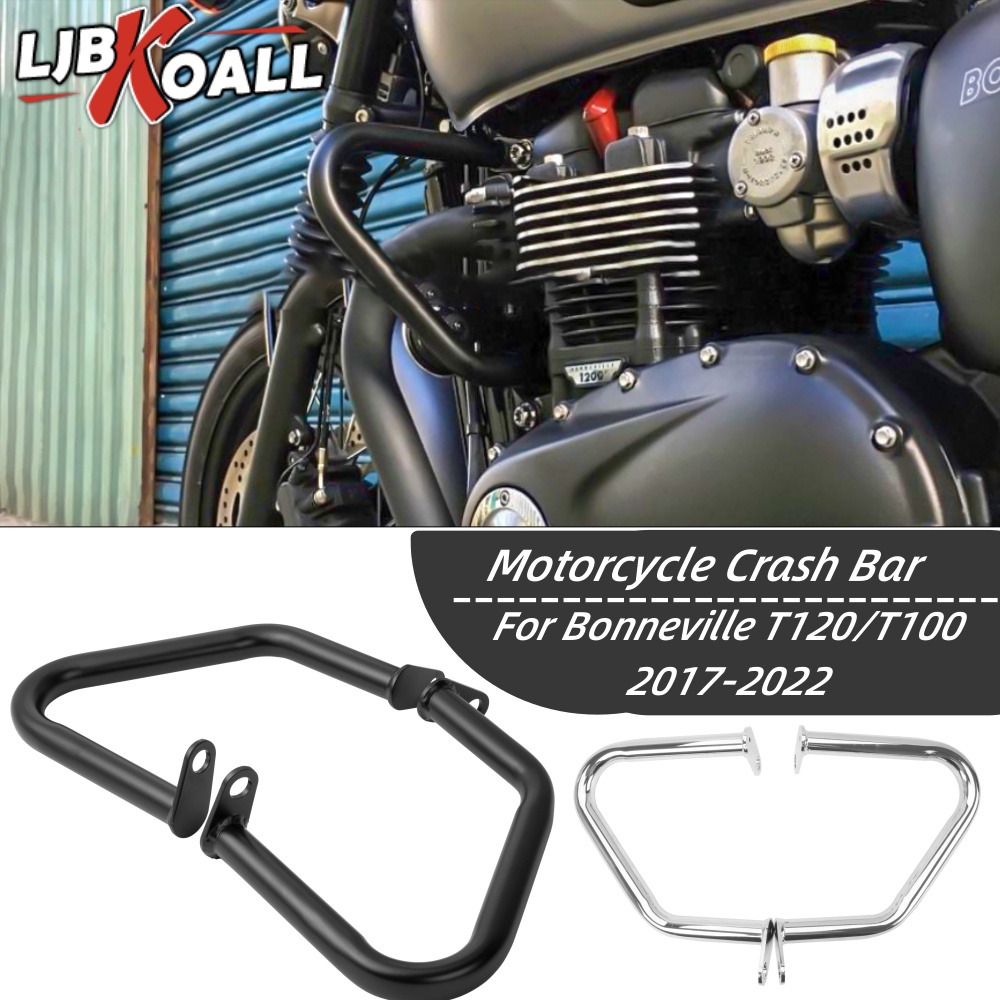 LJBKOALL Motorcycle Bumper Engine Guard Crash Bar For Triumph ...