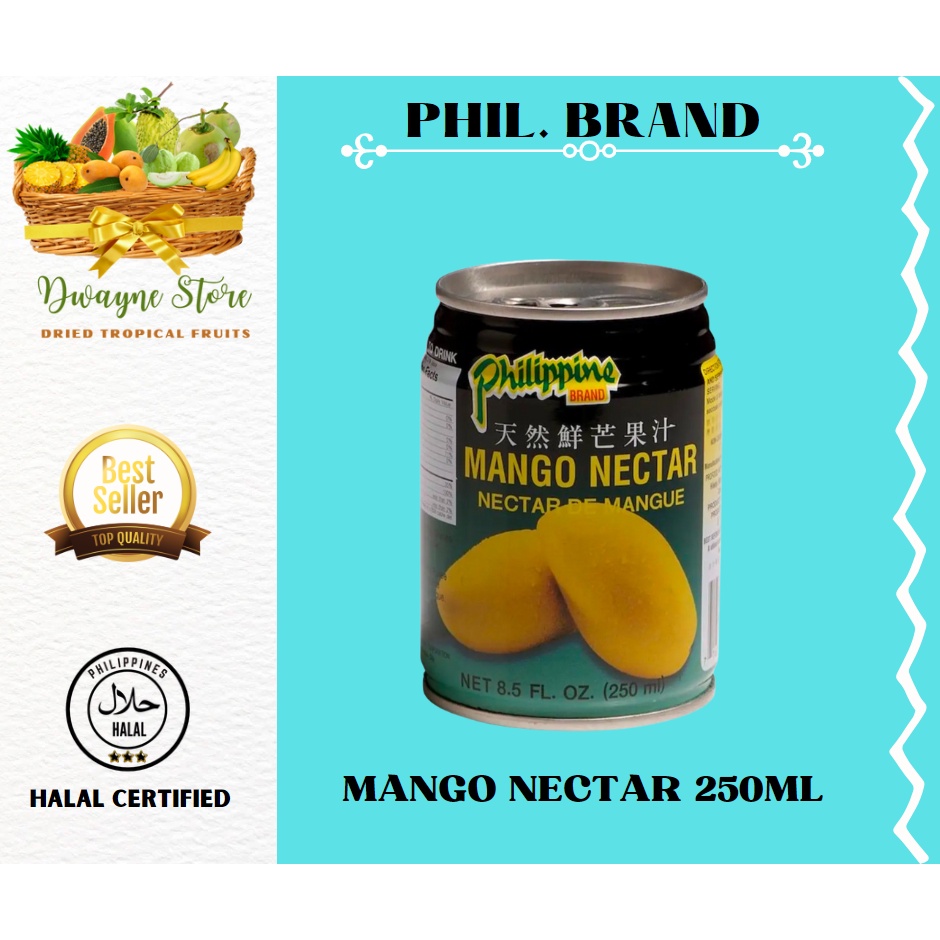 MANGO NECTAR 250ML, PHILIPPINE BRAND, NOT FROM CONCENTRATE Shopee