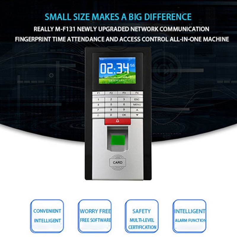 11.11！ZD2F20 Fingerprint Attendance Punch Card Machine Fingerprint To Work Fingerprint Machine