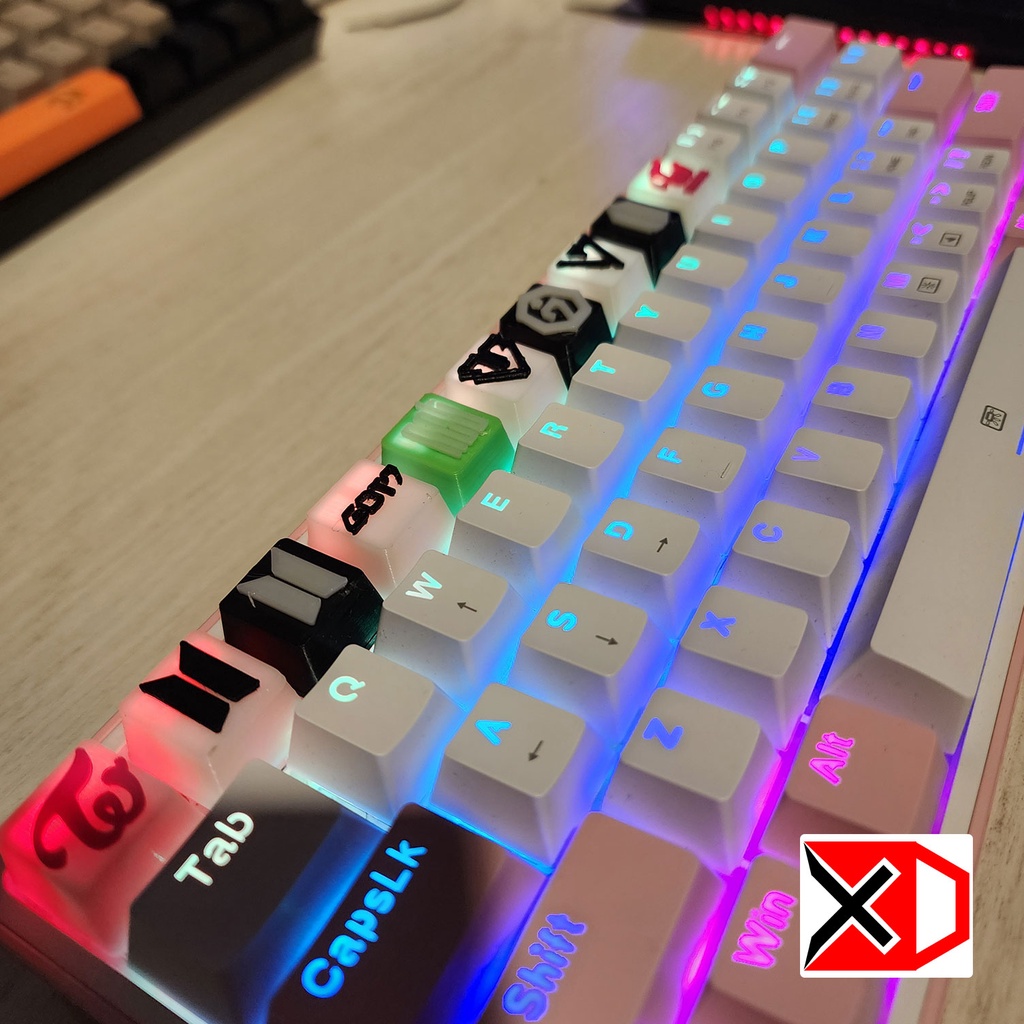 KPOP Artisan Keycaps for mechanical keyboard BTS ARMY TWICE GOT7