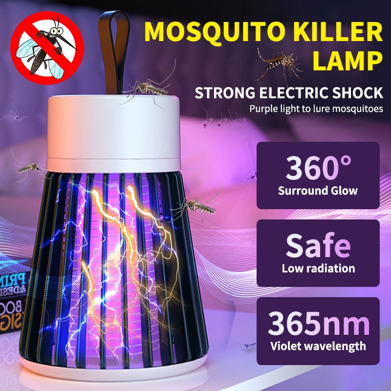 Mosquito Killer Lamp Mosquito Light Rechargeable Quiet Efficient Electric Mosquito Killier Lamp